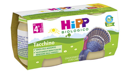 HIPP BIO HIPP BIO OMOGENEIZZATO TACCHINO 2X80 G